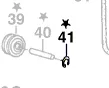 Circlips pour axe de roulette de guidage réf. 2 600 116 011 Bosc